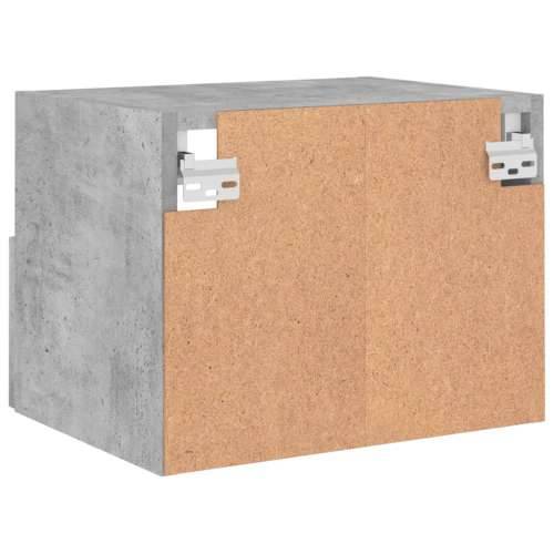 Zidni TV ormarić siva boja betona 40x30x30 cm konstruirano drvo - Beton siva 1 40 cm Cijena