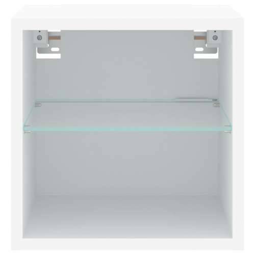 Zidni TV ormarić s LED svjetlima bijeli 30 x 28,5 x 30 cm - Bijela 1 30 cm Cijena