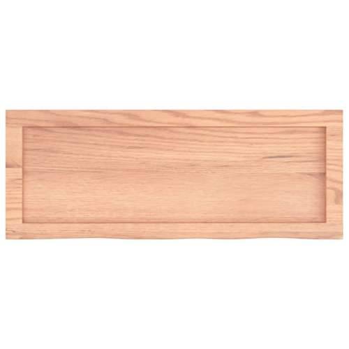 Kupaonska radna ploča svjetlosmeđa 80x30x(2-6) cm masivno drvo Svjetlosmeđa 80 x 30 x 6 cm Cijena