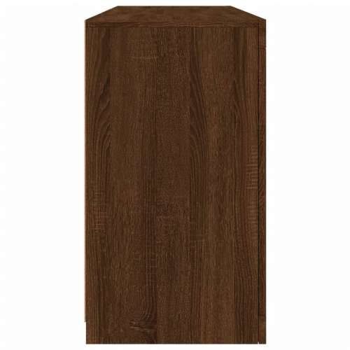 Komoda s LED svjetlima smeđa boja hrasta 142,5x37x67 cm - Smeđi hrast 1 Cijena