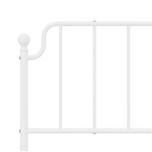 Metalno uzglavlje bijelo 193 cm - Bijela 193 cm 1 Cijena