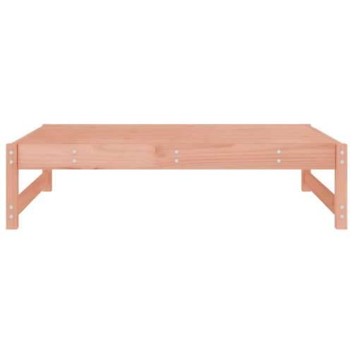 Vrtni tabure 120 x 80 cm od masivnog drva duglazije - Prirodni douglas 1 naslon za noge Cijena