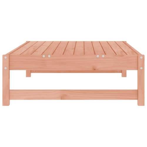 Vrtni tabure 120 x 80 cm od masivnog drva duglazije - Prirodni douglas 1 naslon za noge Cijena