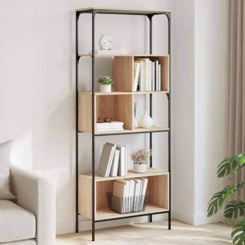 Regal za knjige s 5 razina boja hrasta 76x33x188,5 cm drveni sonoma hrast 1 Cijena