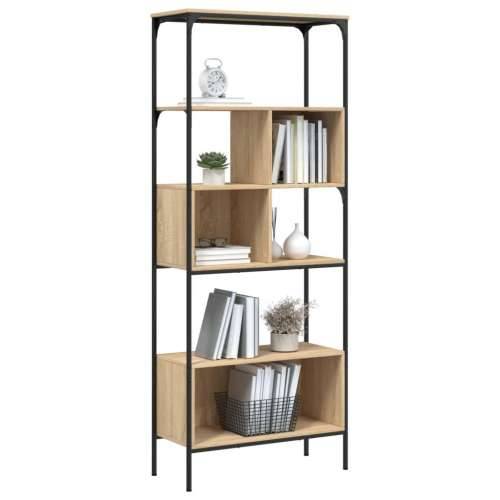 Regal za knjige s 5 razina boja hrasta 76x33x188,5 cm drveni sonoma hrast 1 Cijena