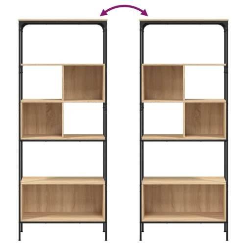 Regal za knjige s 5 razina boja hrasta 76x33x188,5 cm drveni sonoma hrast 1 Cijena