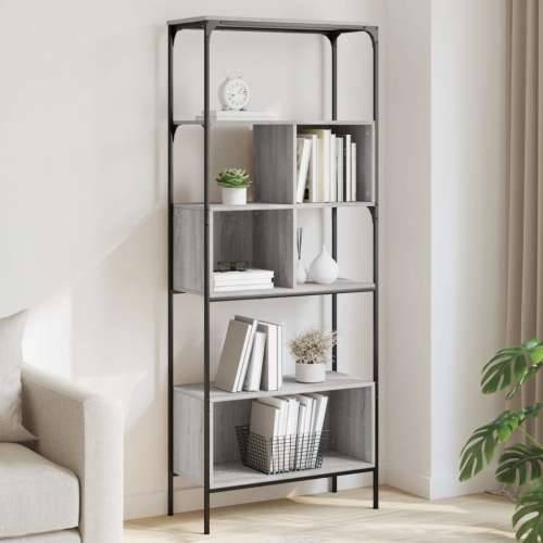 Regal za knjige s 5 razina siva boja hrasta 76x33x188,5cm - Sivi hrast sonoma 1 Cijena