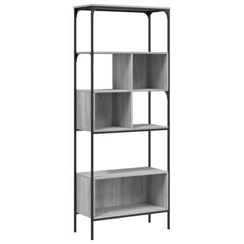 Regal za knjige s 5 razina siva boja hrasta 76x33x188,5cm - Sivi hrast sonoma 1 Cijena