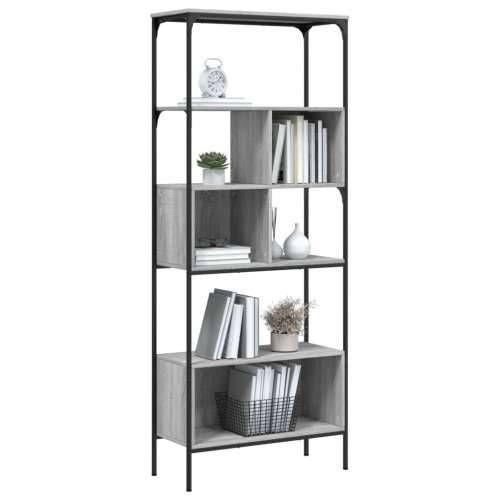 Regal za knjige s 5 razina siva boja hrasta 76x33x188,5cm - Sivi hrast sonoma 1 Cijena
