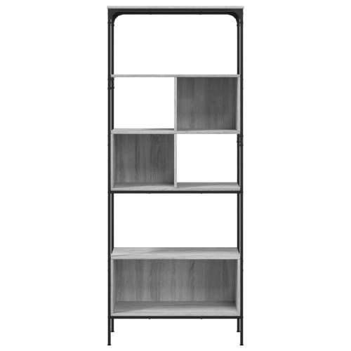 Regal za knjige s 5 razina siva boja hrasta 76x33x188,5cm - Sivi hrast sonoma 1 Cijena