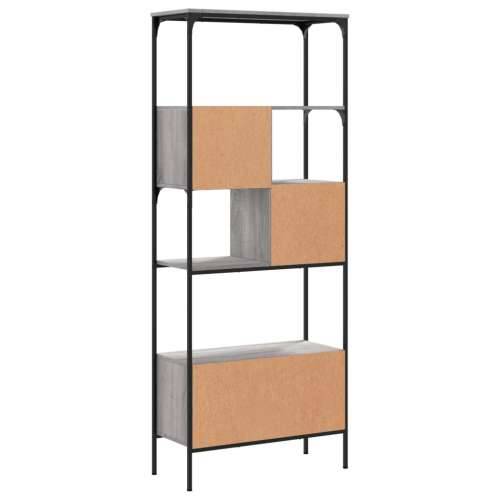 Regal za knjige s 5 razina siva boja hrasta 76x33x188,5cm - Sivi hrast sonoma 1 Cijena