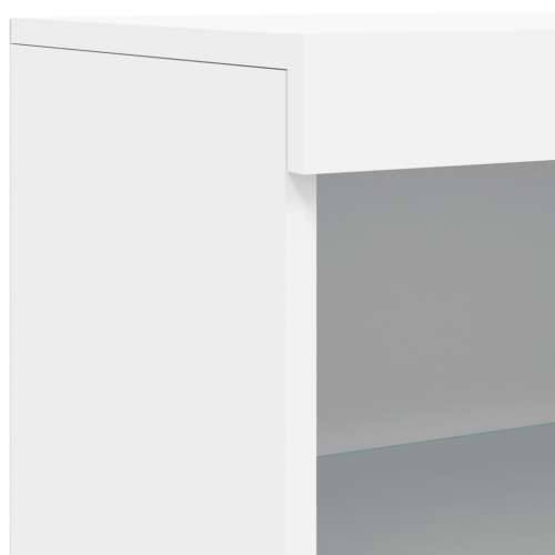 Komode s LED svjetlima 3 kom bijele od konstruiranog drva - Bijela 3 Cijena