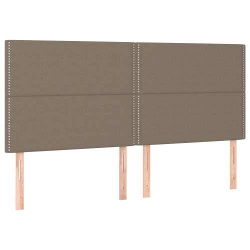 LED uzglavlje smeđesivo 180x5x118/128 cm od tkanine - Sivo-smeđa 180 x 5 x 118/128 cm 1 Cijena