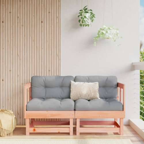 Kutne vrtne sofe 2 kom od masivnog drva duglazije - Prirodni douglas 1 Kutna sofa (2 kom) Cijena