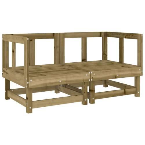 Kutne vrtne sofe 2 kom od impregnirane borovine - Prirodno impregnirano 1 Kutna sofa (2 kom) Cijena
