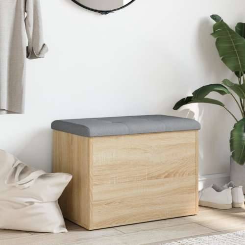Klupa za pohranu boja hrasta 62x42x45 cm od konstruiranog drva - sonoma hrast 62 x 42 x 45 cm Cijena