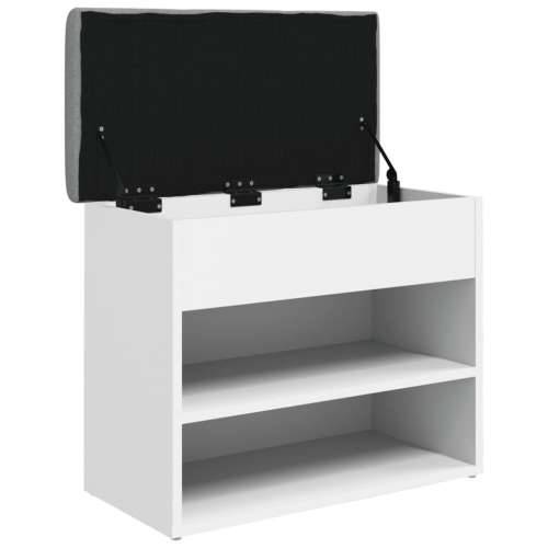 Klupa za cipele bijela 62x32x50 cm od konstruiranog drva - Bijela Cijena