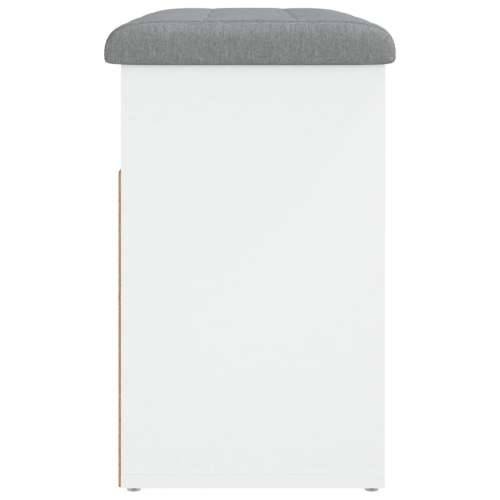 Klupa za cipele bijela 62x32x50 cm od konstruiranog drva - Bijela Cijena
