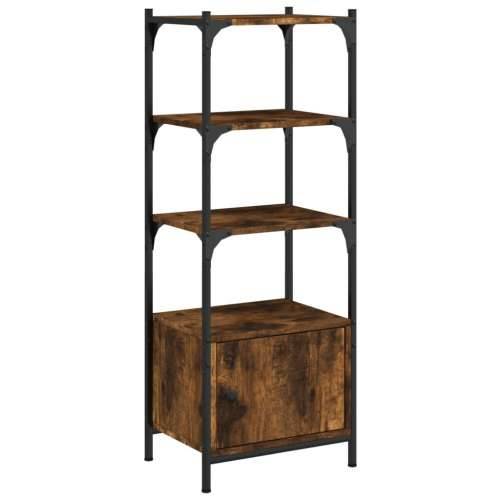 Regal za knjige s 3 razine boja hrasta 41x30x109,5 cm drveni - Dimljeni hrast 1 41 cm Cijena