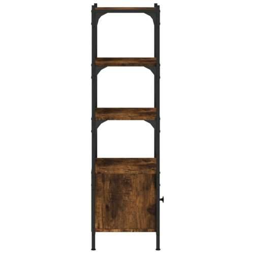 Regal za knjige s 3 razine boja hrasta 41x30x109,5 cm drveni - Dimljeni hrast 1 41 cm Cijena
