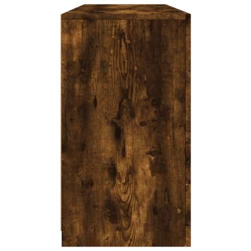 Komoda s LED svjetlima boja dimljenog hrasta 142,5x37x67 cm - Dimljeni hrast 1 Cijena