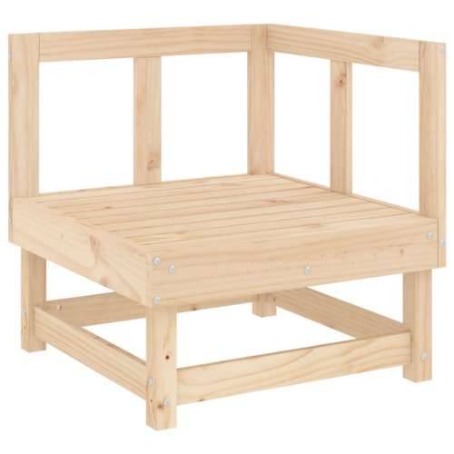 Kutna vrtna sofa od masivne borovine - Prirodna boja bora 1 kutna sofa Cijena
