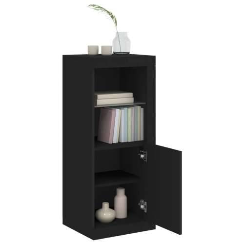 Komoda s LED svjetlima crna 41x37x100 cm - Crna 1 Cijena