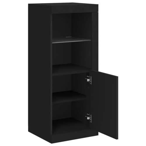 Komoda s LED svjetlima crna 41x37x100 cm - Crna 1 Cijena