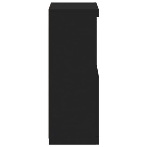 Komoda s LED svjetlima crna 41x37x100 cm - Crna 1 Cijena