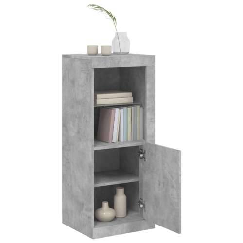 Komoda s LED svjetlima siva boja betona 41x37x100 cm - Beton siva 1 Cijena