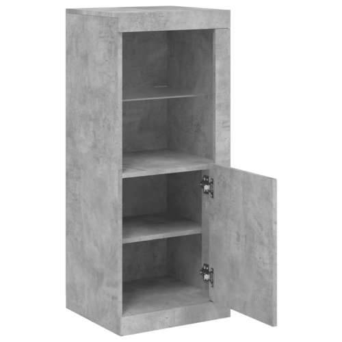 Komoda s LED svjetlima siva boja betona 41x37x100 cm - Beton siva 1 Cijena