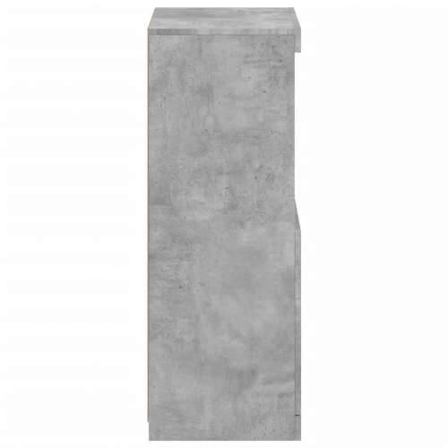 Komoda s LED svjetlima siva boja betona 41x37x100 cm - Beton siva 1 Cijena