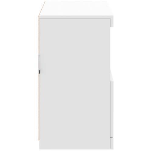 Komoda s LED svjetlima bijela 81x37x67 cm - Bijela 1 Cijena