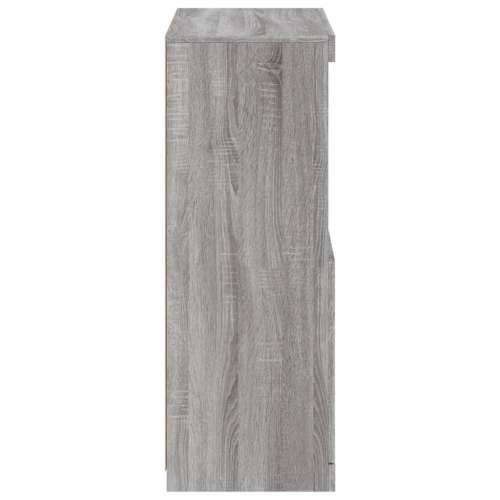 Komoda s LED svjetlima boja sivog hrasta 60,5x37x100 cm - Sivi hrast sonoma 1 Cijena