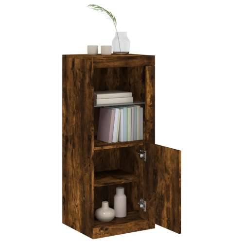 Komoda s LED svjetlima boja dimljenog hrasta 41x37x100 cm - Dimljeni hrast 1 Cijena
