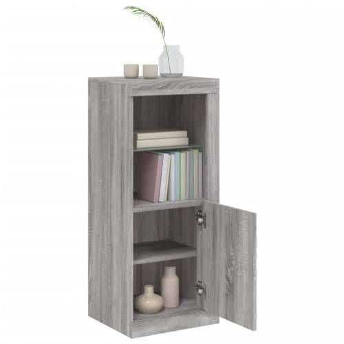 Komoda s LED svjetlima boja sivog hrasta 41x37x100 cm - Sivi hrast sonoma 1 Cijena