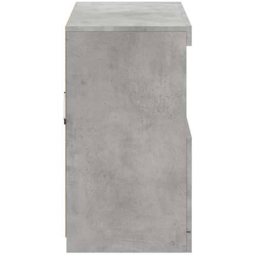 Komoda s LED svjetlima siva boja betona 81x37x67 cm - Beton siva 1 Cijena