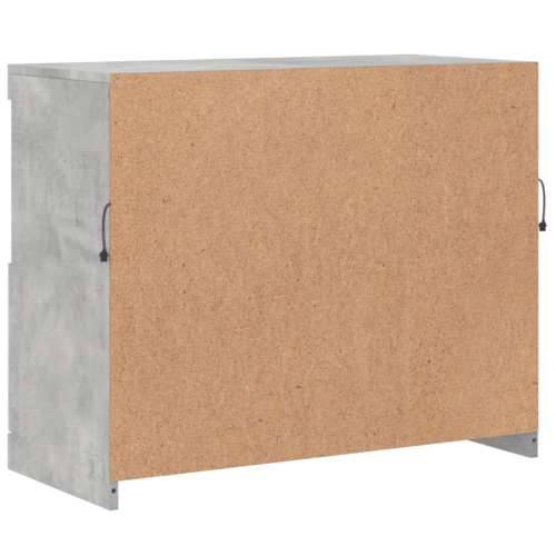 Komoda s LED svjetlima siva boja betona 81x37x67 cm - Beton siva 1 Cijena