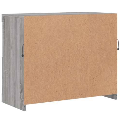Komoda s LED svjetlima boja sivog hrasta 81x37x67 cm - Sivi hrast sonoma 1 Cijena