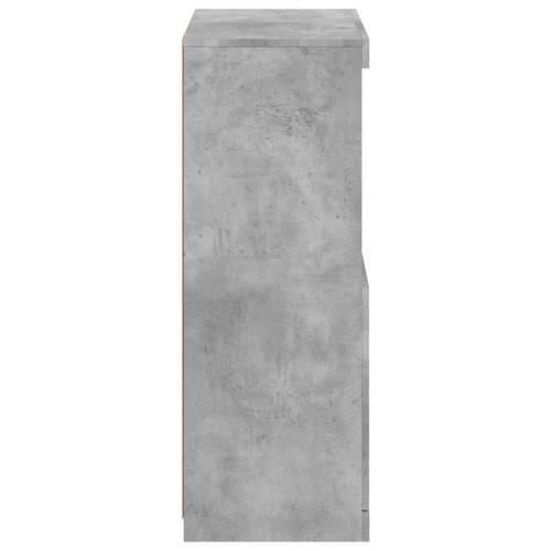 Komoda s LED svjetlima siva boja betona 60,5x37x100 cm - Beton siva 1 Cijena