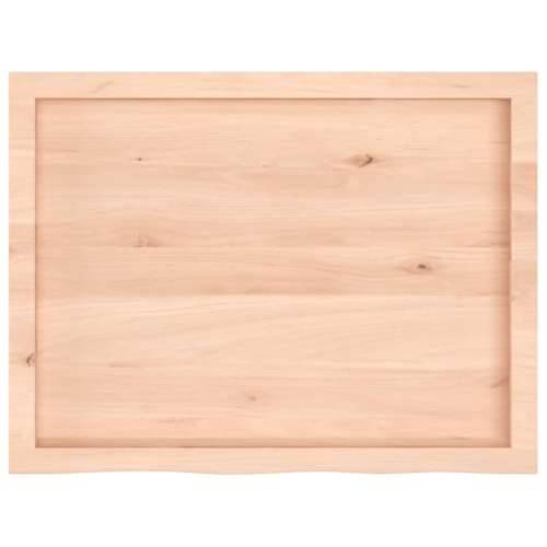 Kupaonska radna ploča 80x60x(2-4) cm netretirano masivno drvo - Prirodna 80 x 60 x 4 cm Cijena