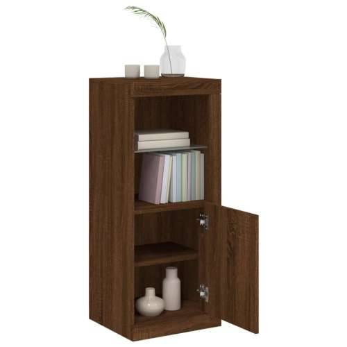 Komoda s LED svjetlima boja smeđeg hrasta 41x37x100 cm - Smeđi hrast 1 Cijena