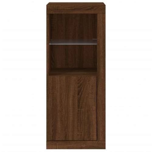 Komoda s LED svjetlima boja smeđeg hrasta 41x37x100 cm - Smeđi hrast 1 Cijena