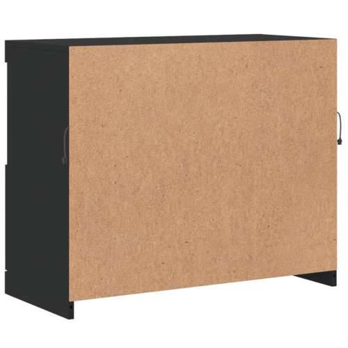 Komoda s LED svjetlima crna 81x37x67 cm - Crna 1 Cijena