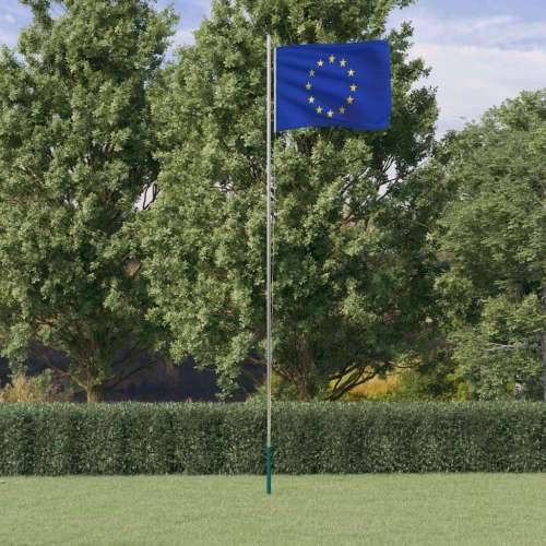Europska zastava i jarbol 6,23 m aluminijski Cijena