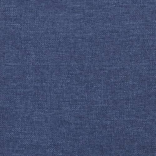 Krevet s oprugama i madracem plavi 80x200 cm od tkanine - Plava 80 x 200 cm Obično s čavlima Cijena