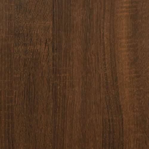 Klupa za cipele smeđa boja hrasta 102x32x50cm konstruirano drvo - Smeđi hrast Cijena