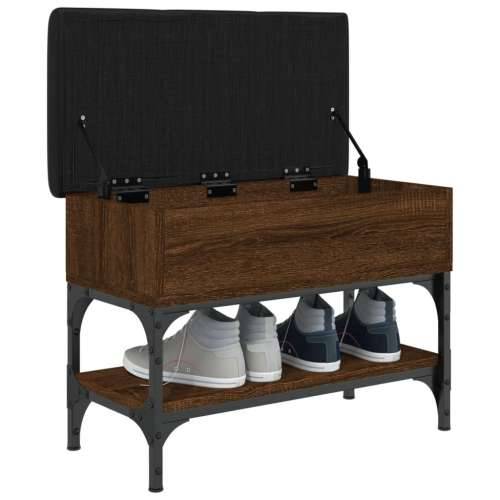 Klupa za cipele smeđa boja hrasta 62x32x45 cm konstruirano drvo - Smeđi hrast 62 x 32 x 45 cm Cijena