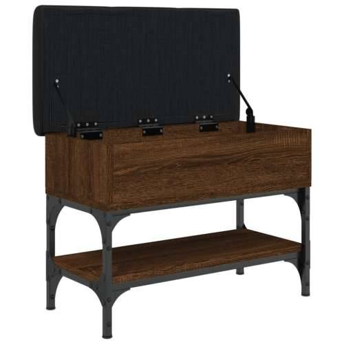 Klupa za cipele smeđa boja hrasta 62x32x45 cm konstruirano drvo - Smeđi hrast 62 x 32 x 45 cm Cijena