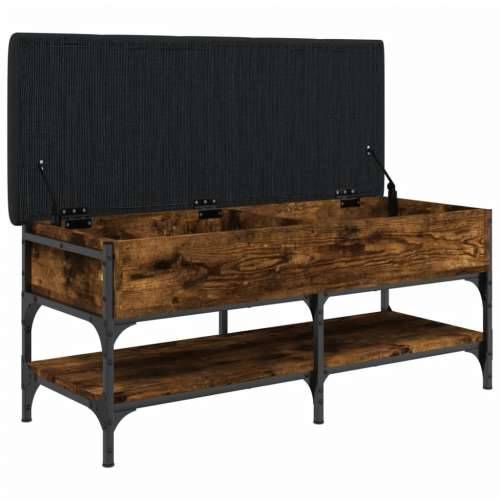 Klupa za cipele boja hrasta 102x42x45 cm konstruirano drvo - Dimljeni hrast 102 x 42 x 45 cm Cijena